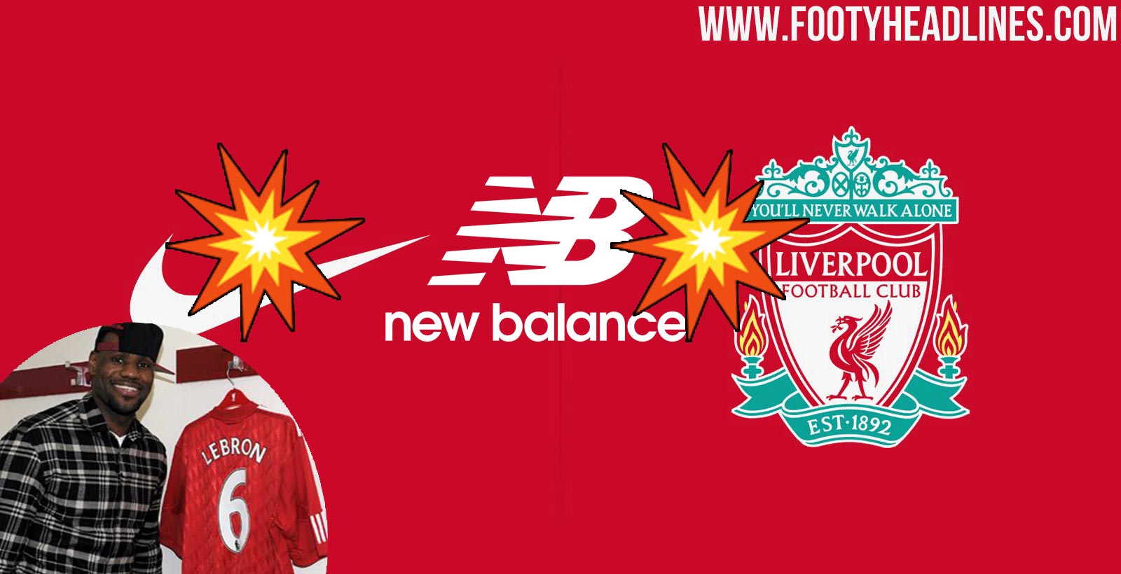 New balance deal top with liverpool fc